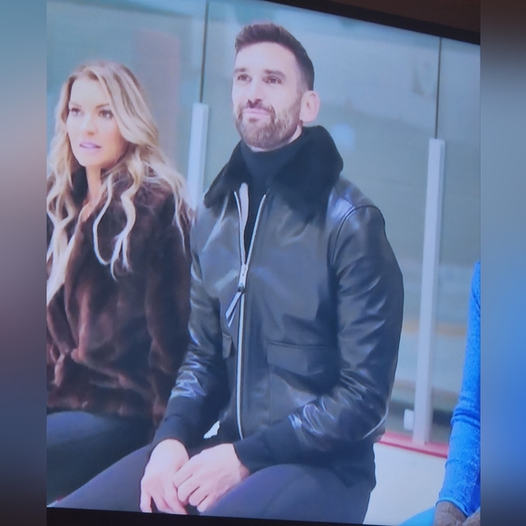 SANDRO PARIS Blk leather Aviator Jkt w/blk shearling collar. Serious offers only - Picture 2 of 14